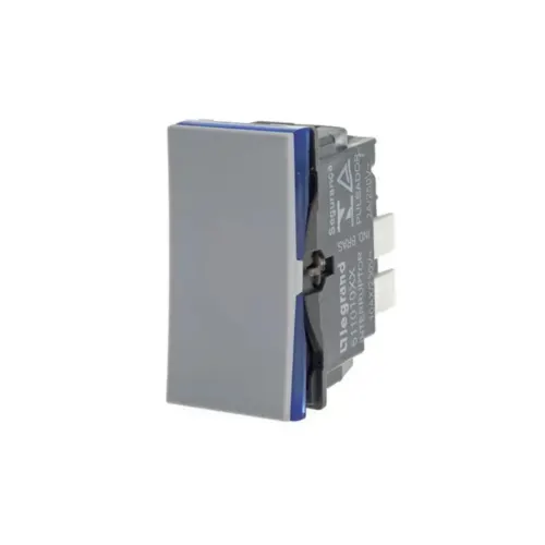 REPASSE Modulo Interruptor Simples Cinza Pialplus + Legran