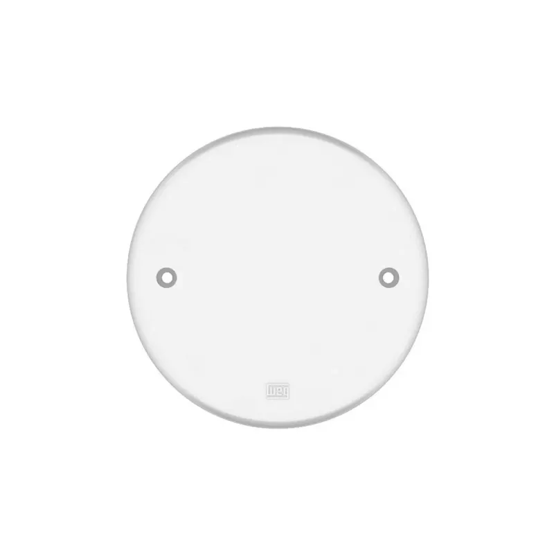 Placa Redonda 4" PVC Branco Klin Weg