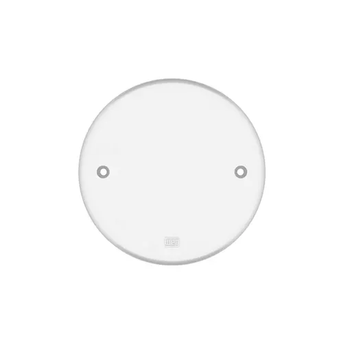 Placa Redonda 4" PVC Branco Klin Weg
