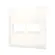REPASSE Placa 1+1 Posto 4X4 Branco ** RP ** Pial Plus +