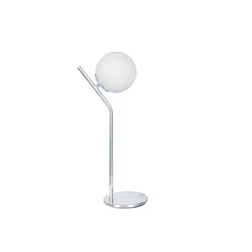 Luminaria de Mesa Angular Redondo 52x14x26cm 1XE27 G45 Bt Bt Fc Usina
