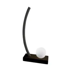 Abajur Berimbau 515X80X315Mm Led 20W 1200Lm 3000K Bivolt Bt Pt Usina