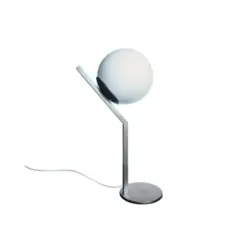 Luminaria de Mesa Angular Quadrada 52x14x26cm 1XE27 G45 Vidro Bt Bt Fc Usina