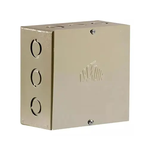 Caixa De Passagem Sobrepor Aco 50x50x20 Bege Arcoir