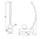 Abajur Berimbau 515X80X315Mm Led 20W 1300Lm 4000K Bivolt Bt Bt Usina