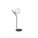 Luminaria de Mesa Angular Redondo 52x14x26cm 1XE27 G45 Pt Pt Fc Usina