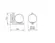 Arandela Angular Quadrada 140X155X190Mm 1xG45 Bt Bt Cr Usina