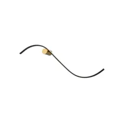Arandela Curling 1000X80Mm Led 15W 3000K Bivolt Pt Dr Usina
