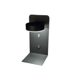 Arandela Ato 120X235Mm Led 8W 3000K 520Lm Bivolt Preto Usina