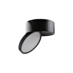 Arandela Lenses Led 7W 3000K 455LM 75X55mm Preto Bivolt Usina