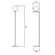 Coluna Angular Rd Ø265X1530Mm 1xE27 Pt Pt Fc Usina