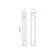 Arandela Loure 52X1280X75Mm 1x8 Led 120Cm Bt Bt Usina