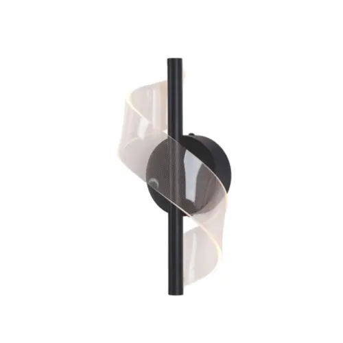 Arandela Symphony Led 4W 290LM 3000K 290X110mm Preto Bivolt Usina
