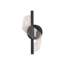 Arandela Symphony Led 4W 290LM 3000K 290X110mm Preto Bivolt Usina