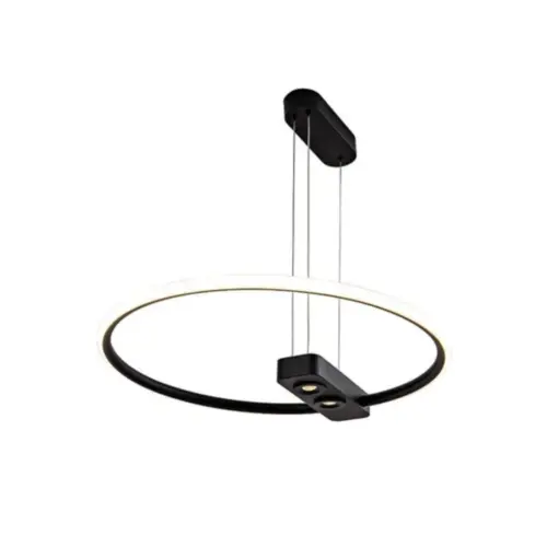 Pendente Byte 600X50Mm 6W 3000K 2665Lm Bivolt Pt Pt Usina