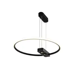 Pendente Byte 600X50Mm 6W 3000K 2665Lm Bivolt Pt Pt Usina