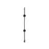 Arandela Sideral Esp 65X1500Mm Para 1xE27 Pt Usina
