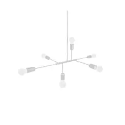 Pendente Dalila 565X850X740Mm 6xE27 Bt Bt Usina