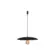 Pendente Disco 1xE27 500X60Mm Pt Pt 1Preto Usina