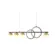 Pendente Compass 1210X352X120Mm Led 25W 3000K Bivolt Pt Dr Usina