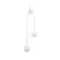Arandela Pendulo 270X1430X275Mm 2xG9 Bt Bt Fc Usina