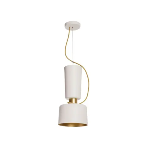 Pendente Cacharrel Ø125X380Mm 1xE27 Bt Bt 1Br Usina