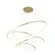Pendente Cosmos 400Mm 600Mm 800Mm 1000X520Mmled 98W 6500Lm 3000K Bivolt Dr Usina