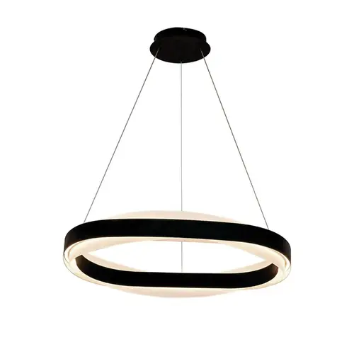 Pendente Harmony 800X100Mm Led 100W 6500Lm 3000K Bivolt Preto Usina