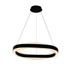 Pendente Harmony 800X100Mm Led 100W 6500Lm 3000K Bivolt Preto Usina