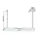 Pendente Fita 40X1000Mm Led 24W 3000K Bivolt Preto Usina