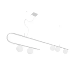 Pendente Dama 120X1500X305Mm 5xG9 Bt Bt Fc 1Br Usina