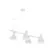 Pendente Frida 4xE27 180X364X780Mm Bt Bt 1Branco Usina