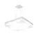 Pendente Flutua 325X325X115Mm 3xE27 Bt Bt 1Branco Usina
