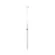 Pendente Filetto Ø22X300Mm 1xG9 Bt Bt 1Br Usina
