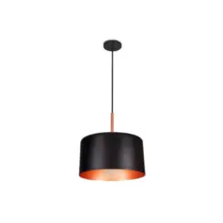 Pendente Mobile Ø300X220Mm 1xE27 Pt Pt 2Pt Usina