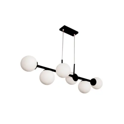 Pendente Mousse 266X980X206Mm 6xG9 Pt Pt Fc 4Pt Usina