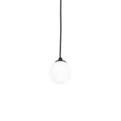 Pendente Glob 1xG9 Ø80X80X100Mm Canopla Ø110X15Mm Pt Pt Fc 1Pt Usina