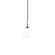 Pendente Glob 1xG9 Ø80X80X100Mm Canopla Ø110X15Mm Pt Pt Fc 1Pt Usina