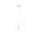 Pendente Lira 360X55X305Mm 1xE27 Bt Bt 1Branco Usina