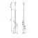 Pendente Igual Articulado 240X200X900Mm 4xMr11 Bt Bt 1Br Usina
