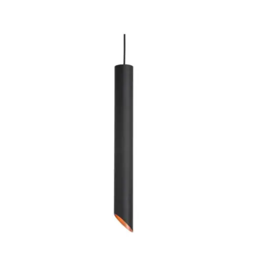 Pendente Flauta Ø38X300Mm 1xMr11 Pt Bt 1Pt Usina