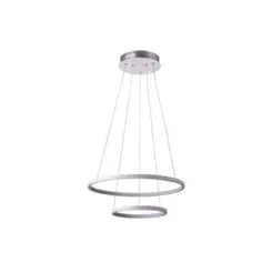 Pendente Orlo Duo Ø500X1500Mm Led 40W 2235Lm 3000K Bivolt Bt Usina