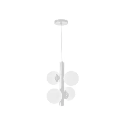 Pendente Perola Ø320X350Mm 4xG9 Bt Bt Fc 1Branco Usina