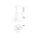 Pendente Perola Ø320X350Mm 4xG9 Bt Bt Fc 1Branco Usina