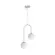 Pendente Pendulo 270X120X1340Mm 2xG9 Bt Bt Fc 1Branco Usina
