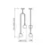 Pendente Pendulo 270X120X1340Mm 2xG9 Bt Bt Fc 1Branco Usina