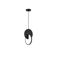 Pendente Signo 250X390Mm Led 9W 3000K 540Lm Bivolt Pt Pt Usina