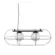 Pendente Submarine 240X710X240Mm 2xG45 Pt Pt Ab 1Pt Usina