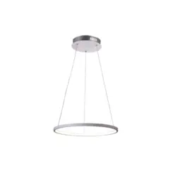 Pendente Orlo Ø400X1500Mm Led 20W 1250Lm 3000K Bivolt Bt Usina