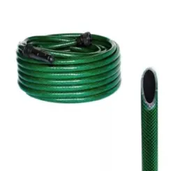 Kit Mangueira Jardim Trancada Verde 15M Famastil